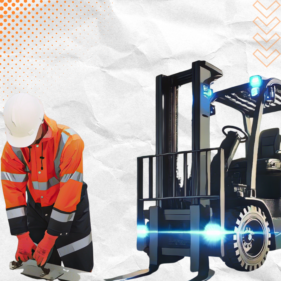 Carretilla blue spot peatón